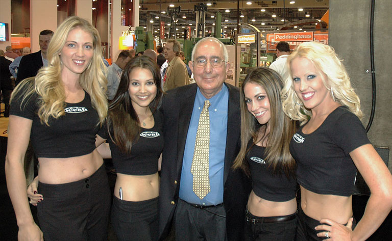 The world famous Oceanettes with James Carville, Ben Stein and Pat Buchanan at the 2012 NASCC Convetion in Dallas TX