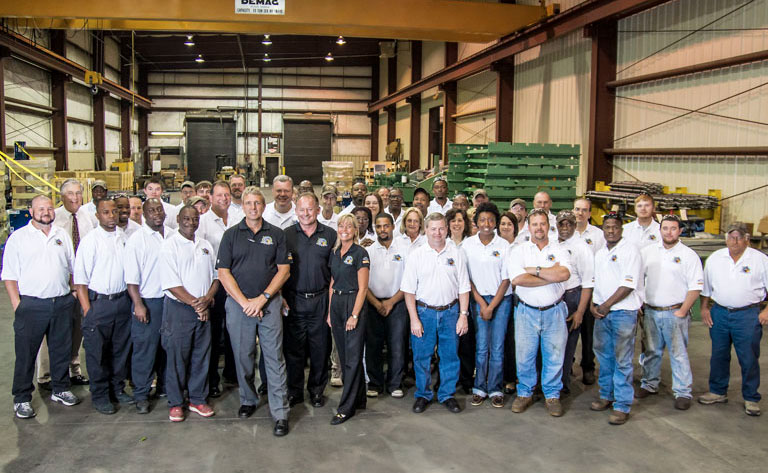 Ocean and Peddinghaus celebrate the 500th Avenger at Andrews, South Carolina