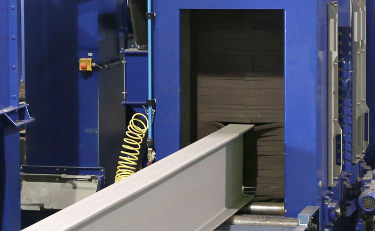 New Ocean Blaster – the perfect way to clean your structural steel sections prior to processing
