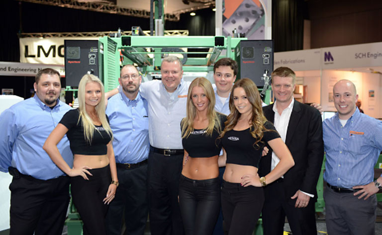 Ocean Machinery and Peddinghaus exhibit at the 2013 Austech Show in Melbourne Australia