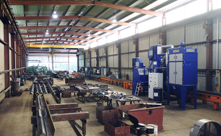 Ocean BLASTER hard at work at South Central Steel