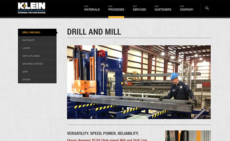 Klein Steel Markets the Ocean Avenger CNC Beam Drill Line