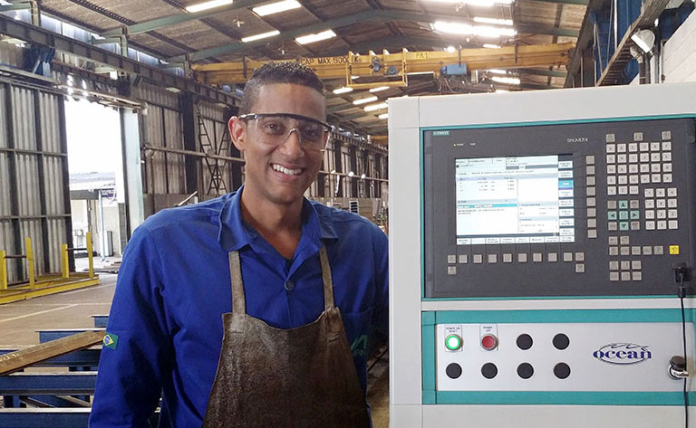 Making Waves: Avenger CNC Beam Drill Line Increases Productivity for Marfin Estruturas Metálicas in Brazil