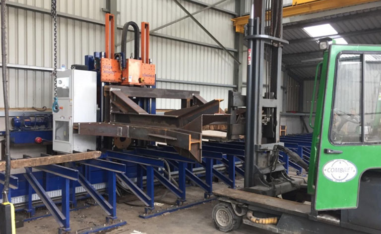 Can your Beam Line do this? – Drilling Pre-Welded Assemblies