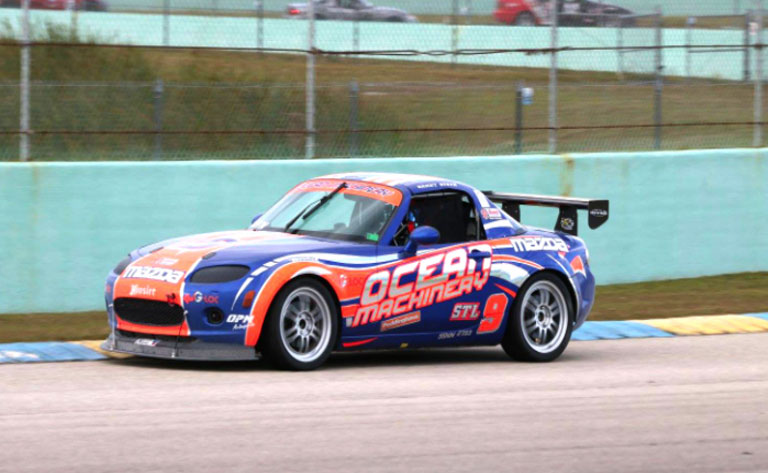 Ocean Machinery races up front in the 2018 SCCA Majors at Homestead Miami Speedway