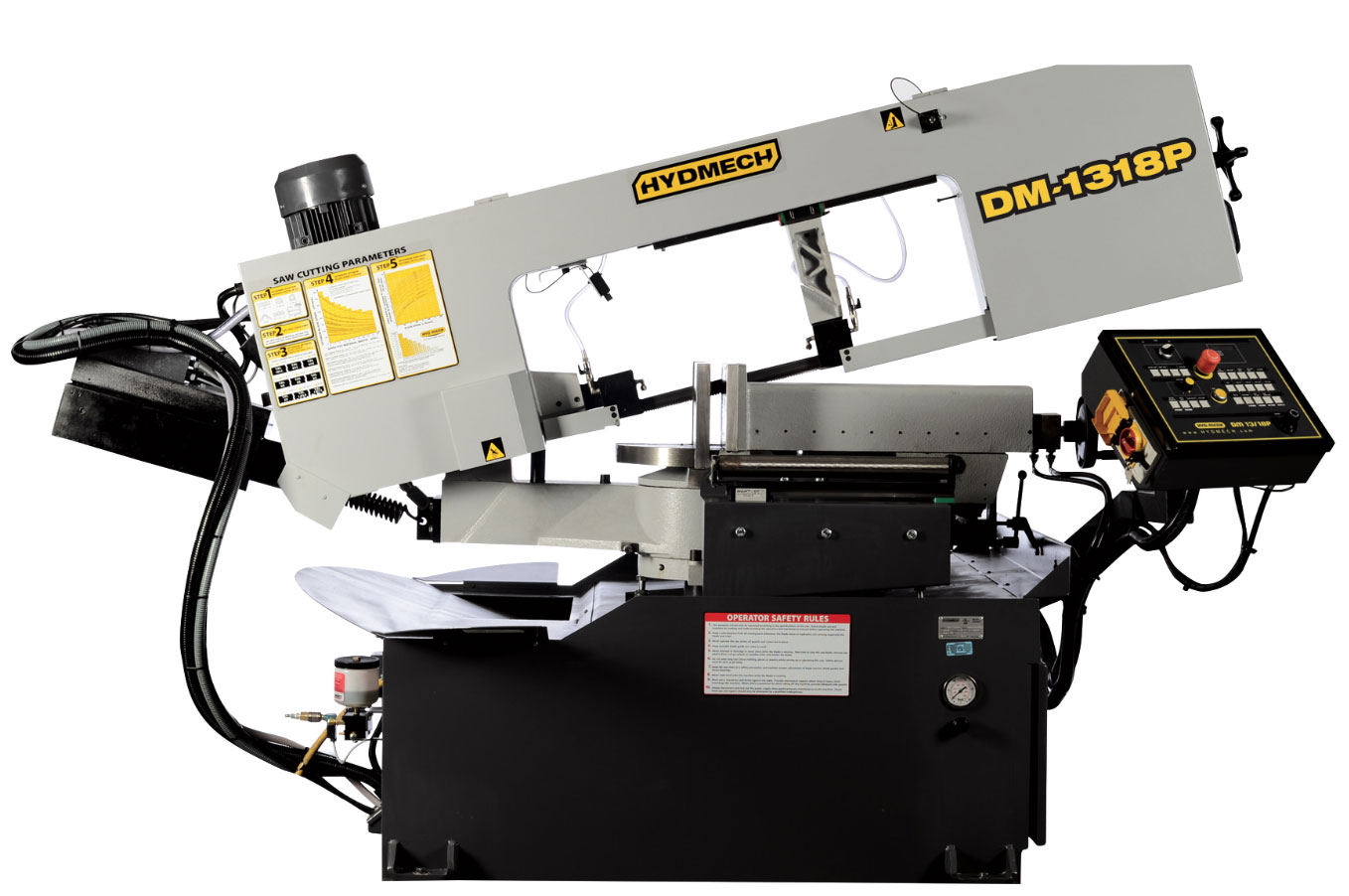 HYDMECH DM-1318P Dual Miter Band Saw
