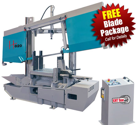 KMT H 820 SA Double Column Semi-Automatic Band Saw
