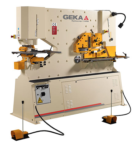 Geka Hydracrop 110 Ironworker - Two Cylinder