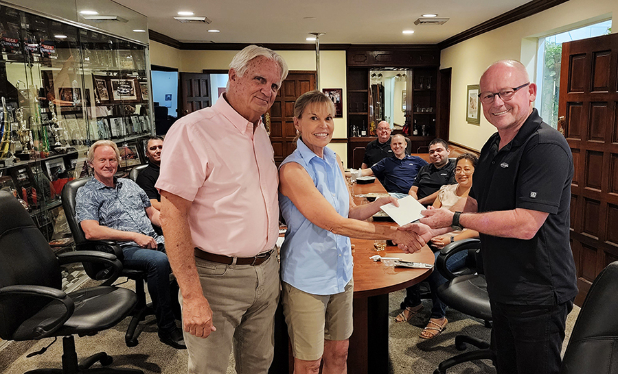 Ocean Machinery thanks Karen Castorina for 20 years of loyal and exceptional service